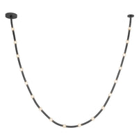 Kuzco Lighting - PD39317-BK/OP-UNV-010 - LED Pendant - Corda - Black/Opal Glass