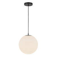 Kuzco Lighting - PD43212-BK/OP-5CCT-UNV - LED Pendant - Marco - Black/Opal Glass