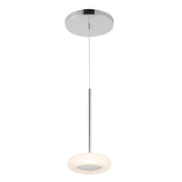 Kuzco Lighting - PD97204-CH/FR - LED Pendant - Stephord - Chrome/Frosted Glass
