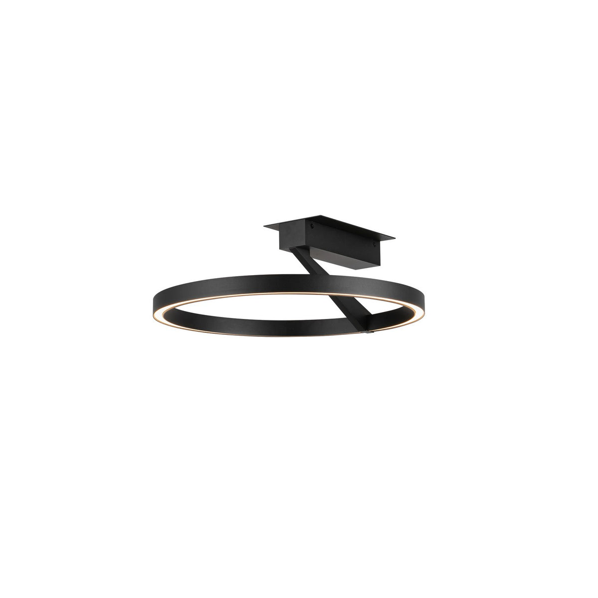Kuzco Lighting - SF27716-BK-3WCCT-UNV - LED Semi-Flush Mount - Roda - Black
