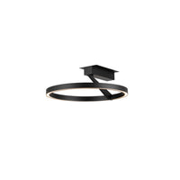 Kuzco Lighting - SF27716-BK-3WCCT-UNV - LED Semi-Flush Mount - Roda - Black