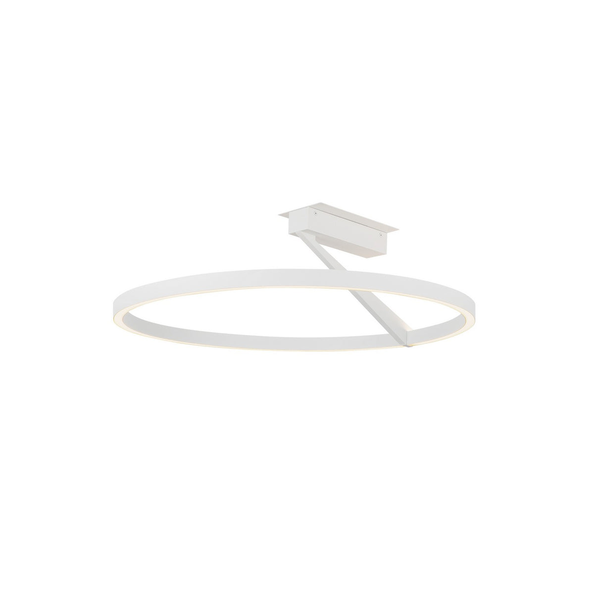 Kuzco Lighting - SF27724-WH-3WCCT-UNV - LED Semi-Flush Mount - Roda - White
