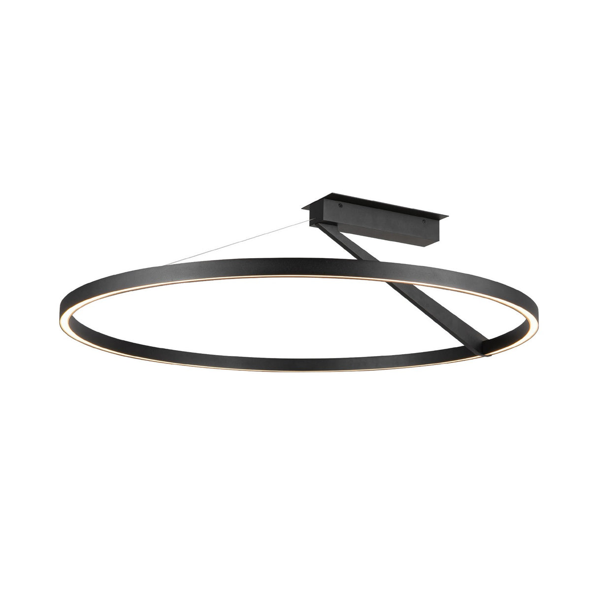 Kuzco Lighting - SF27731-BK-3WCCT-UNV - LED Semi-Flush Mount - Roda - Black