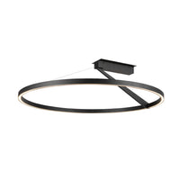 Kuzco Lighting - SF27731-BK-3WCCT-UNV - LED Semi-Flush Mount - Roda - Black