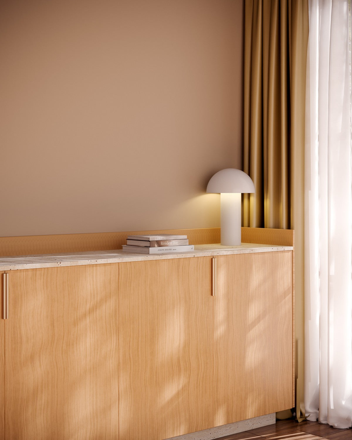 Kuzco Lighting - TL65210-CM - LED Table Lamp - Setas - Cream