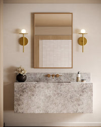 Kuzco Lighting - WS15504-BG-UNV - LED Wall Sconce - Elixir - Brushed Gold