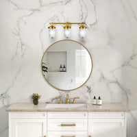 Artcraft - AC12023BR - Three Light Bathroom Vanity - Myla - Vintage Brass