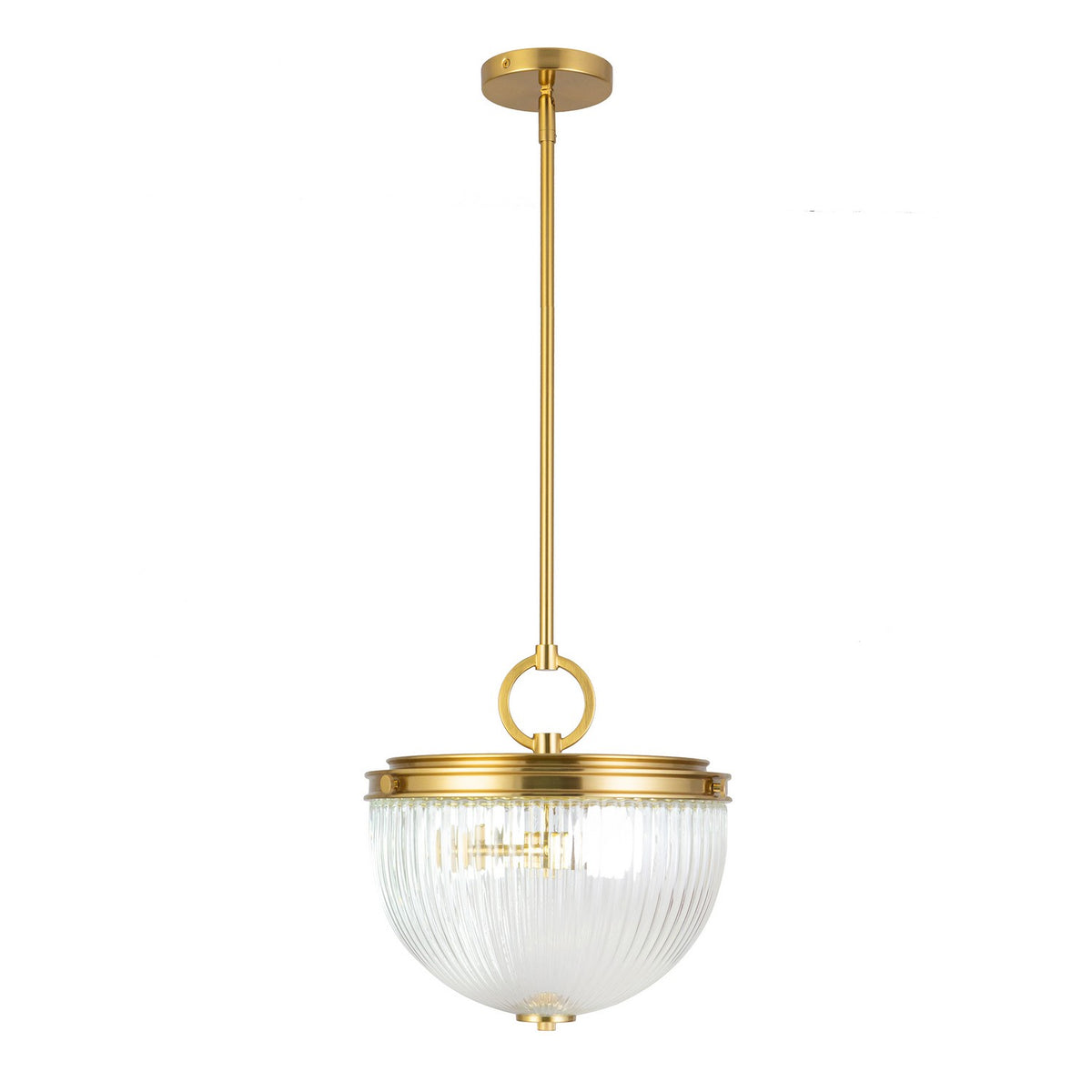 Artcraft - AC12025BR - Two Light Pendant - Myla - Vintage Brass