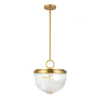 Artcraft - AC12025BR - Two Light Pendant - Myla - Vintage Brass