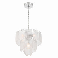 Artcraft - AC12051CR - Five Light Pendant - Bianca - Polished Nickel, Crystalline