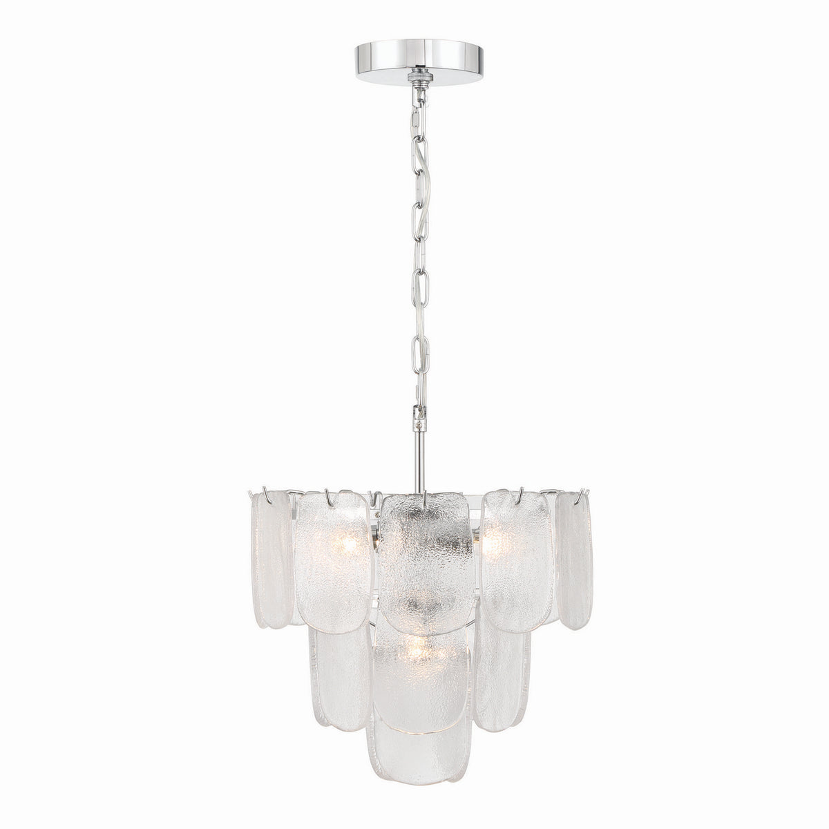 Artcraft - AC12051CR - Five Light Pendant - Bianca - Polished Nickel, Crystalline