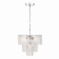 Artcraft - AC12051CR - Five Light Pendant - Bianca - Polished Nickel, Crystalline