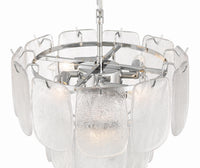 Artcraft - AC12051CR - Five Light Pendant - Bianca - Polished Nickel, Crystalline