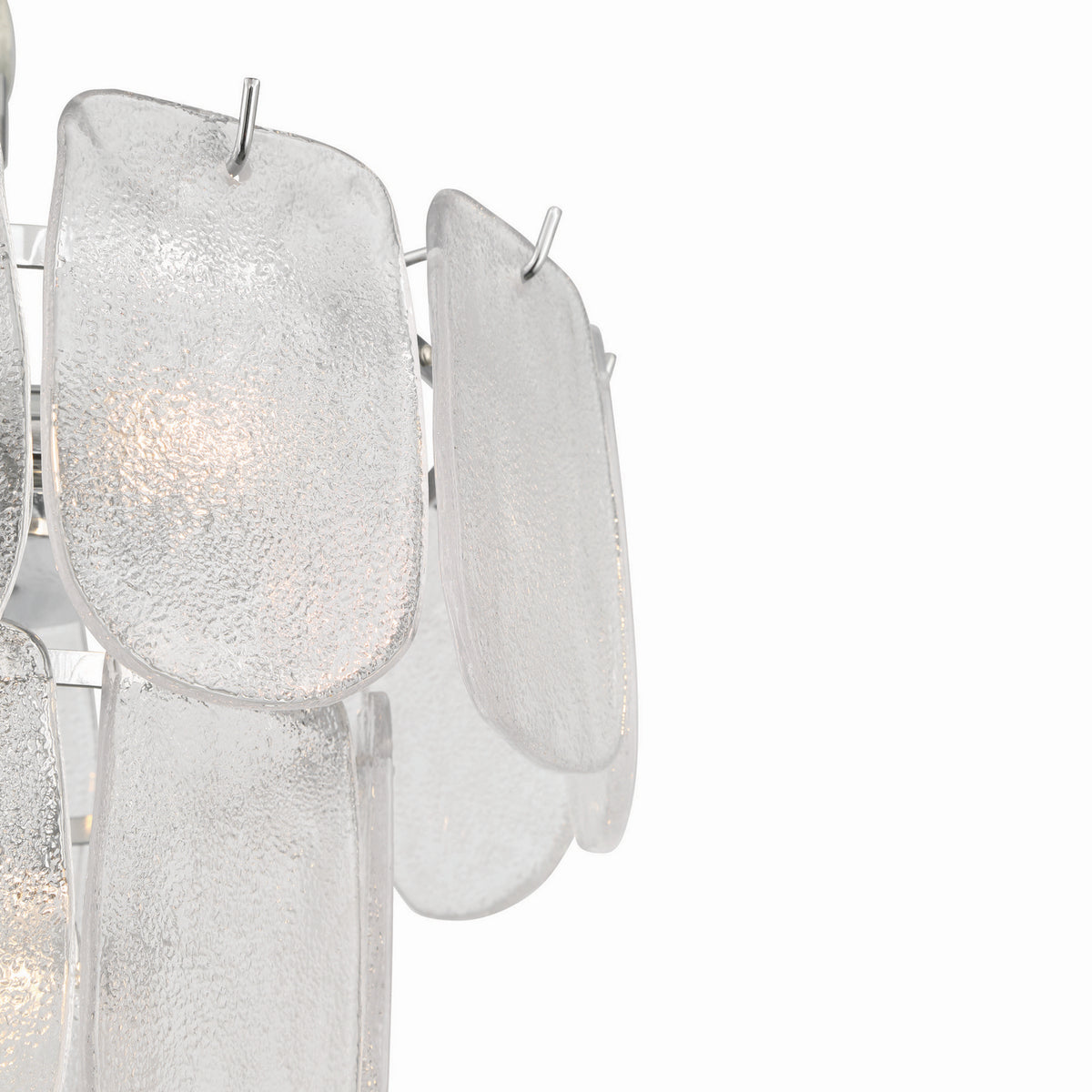 Artcraft - AC12051CR - Five Light Pendant - Bianca - Polished Nickel, Crystalline