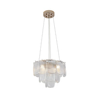 Artcraft - AC12051CR - Five Light Pendant - Bianca - Polished Nickel, Crystalline