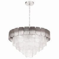 Artcraft - AC12053CS - 19 Light Chandelier - Bianca - Polished Nickel, Crystalline Smoke