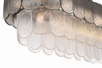 Artcraft - AC12054CS - 12 Light Island Pendant - Bianca - Polished Nickel, Crystalline Smoke