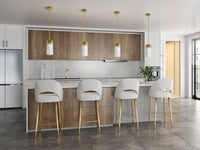 Artcraft - AC12060BR - One Light Pendant - Emma - Brushed Brass