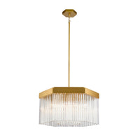 Artcraft - AC12063BR - Seven Light Chandelier - Emma - Brushed Brass