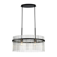 Artcraft - AC12082BK - Two Light Chandelier - Ava - Black