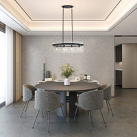Artcraft - AC12084BK - Four Light Island Pendant - Ava - Black