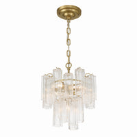 Artcraft - AC12103BR - Five Light Semi Flush Mount - Sophia - Brass