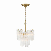 Artcraft - AC12103BR - Five Light Semi Flush Mount - Sophia - Brass