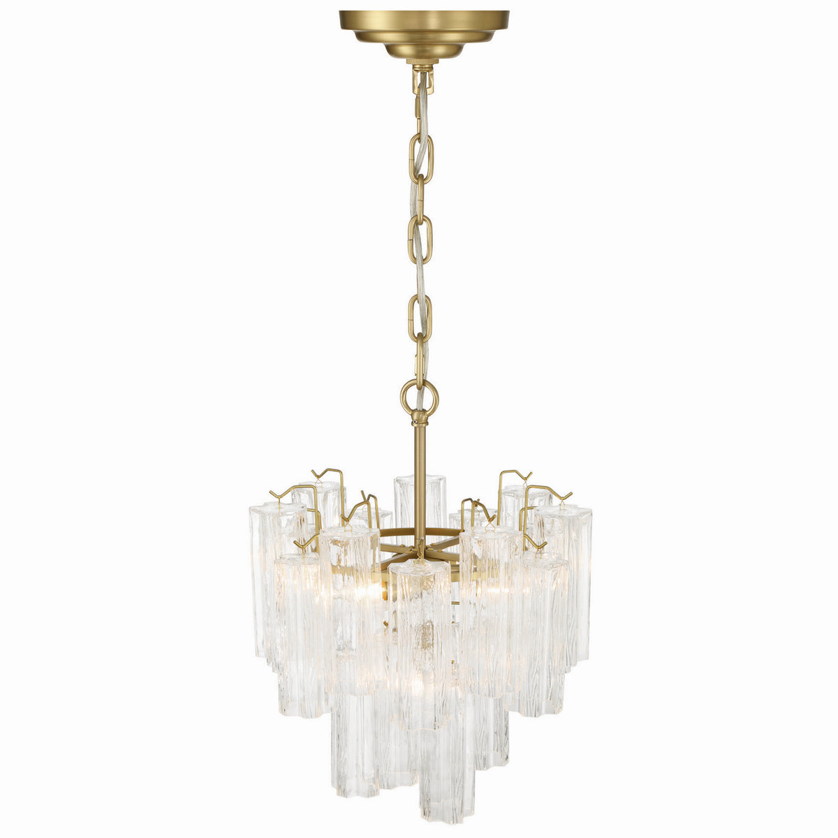 Artcraft - AC12103BR - Five Light Semi Flush Mount - Sophia - Brass