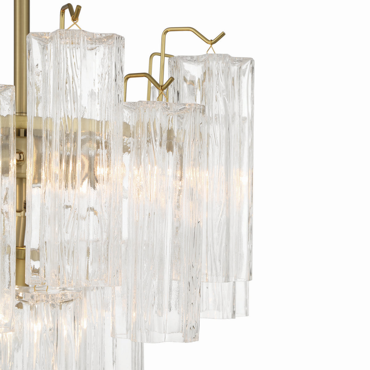 Artcraft - AC12103BR - Five Light Semi Flush Mount - Sophia - Brass