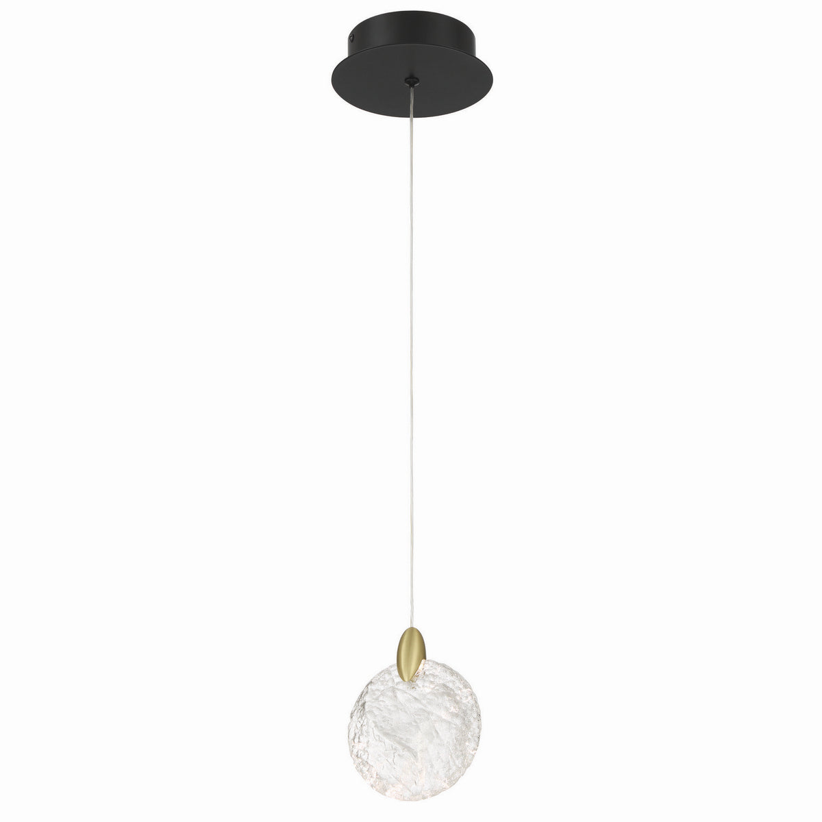 Artcraft - AC12150BB - LED Pendant - Snowflake - Satin Brass