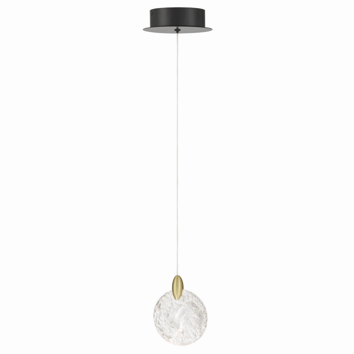 Artcraft - AC12150BB - LED Pendant - Snowflake - Satin Brass
