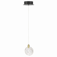 Artcraft - AC12150BB - LED Pendant - Snowflake - Satin Brass