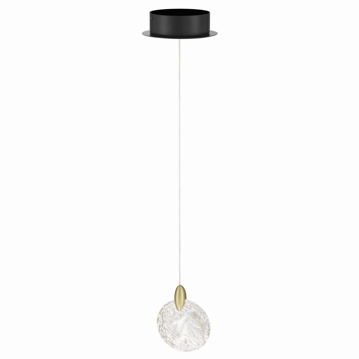 Artcraft - AC12150BB - LED Pendant - Snowflake - Satin Brass