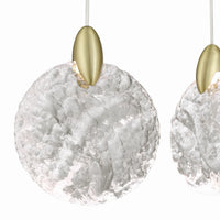 Artcraft - AC12151BB - LED Pendant - Snowflake - Satin Brass