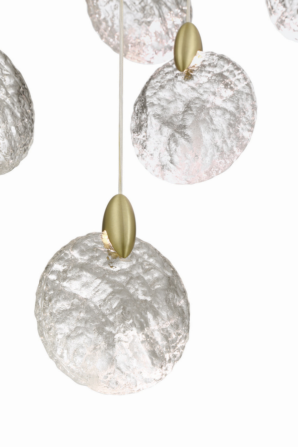 Artcraft - AC12152BB - LED Chandelier - Snowflake - Satin Brass