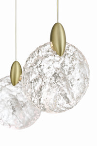 Artcraft - AC12152BB - LED Chandelier - Snowflake - Satin Brass