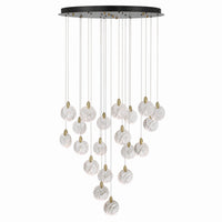 Artcraft - AC12155BB - LED Chandelier - Snowflake - Satin Brass