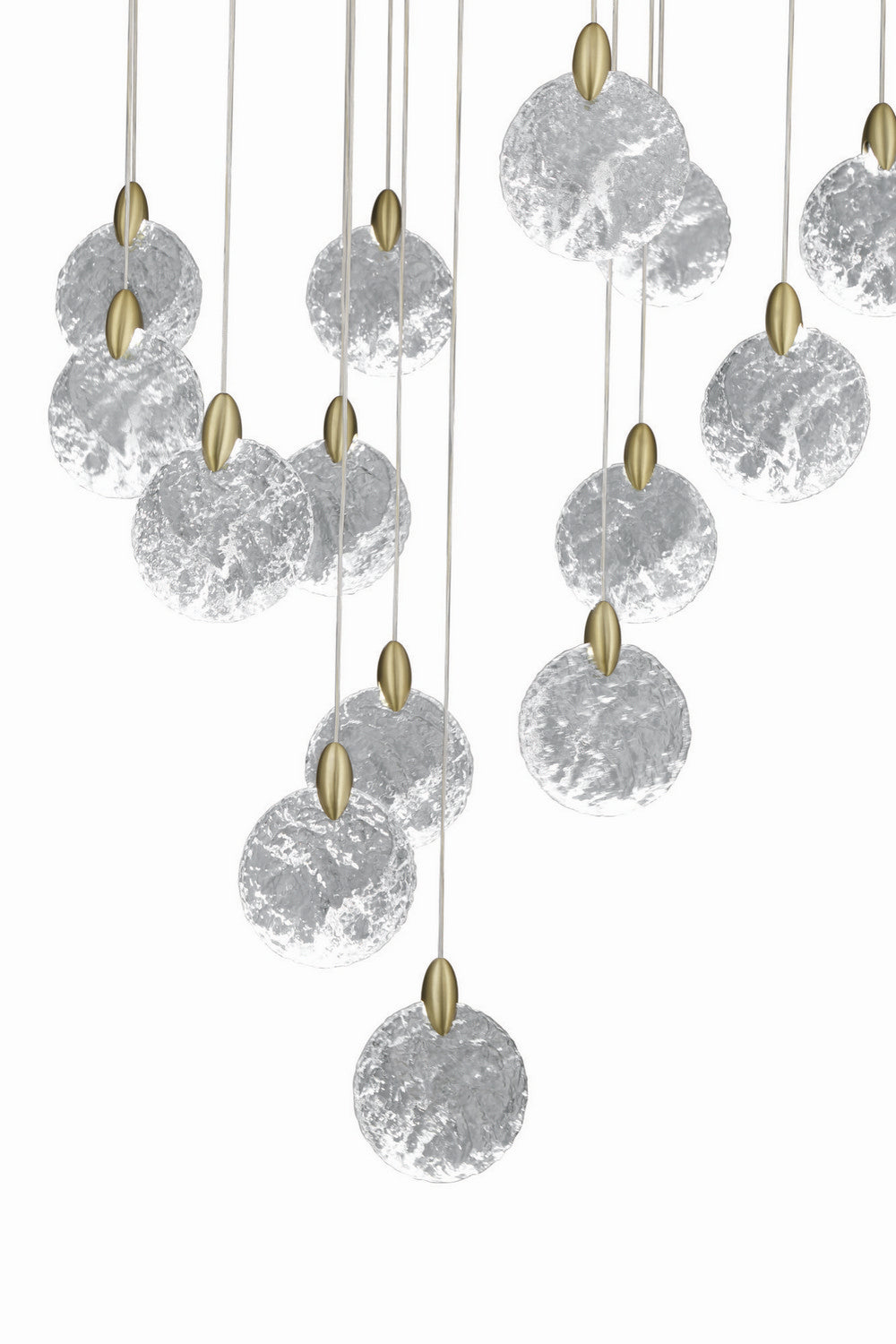 Artcraft - AC12155BB - LED Chandelier - Snowflake - Satin Brass