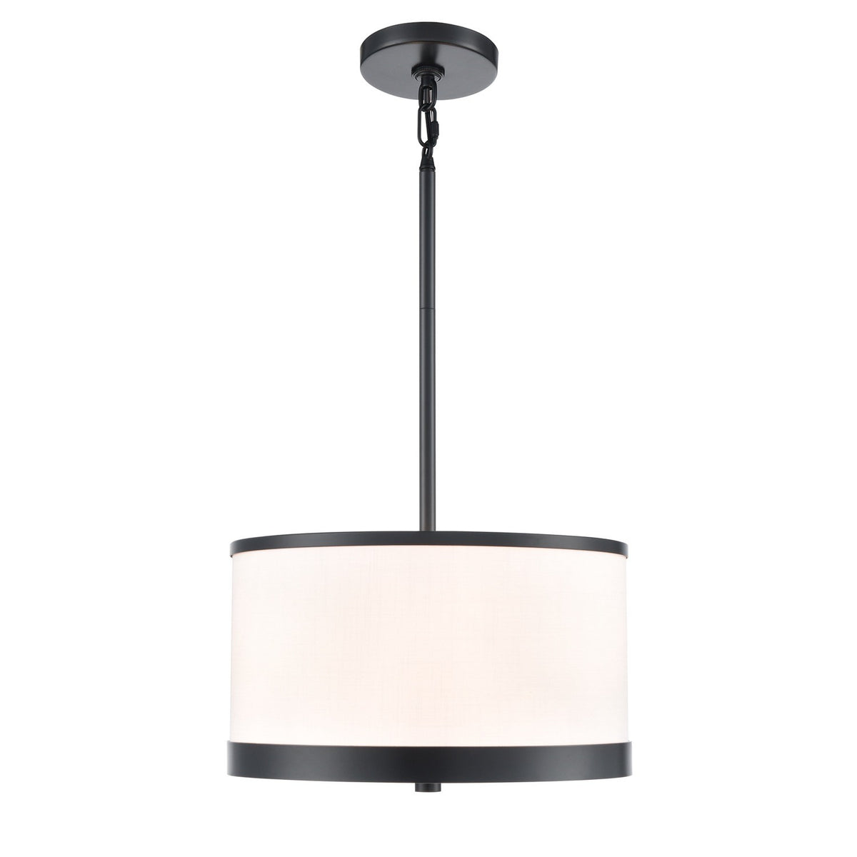 Artcraft - AC12161BK - Three Light Pendant - High Street - Black