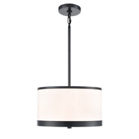 Artcraft - AC12161BK - Three Light Pendant - High Street - Black