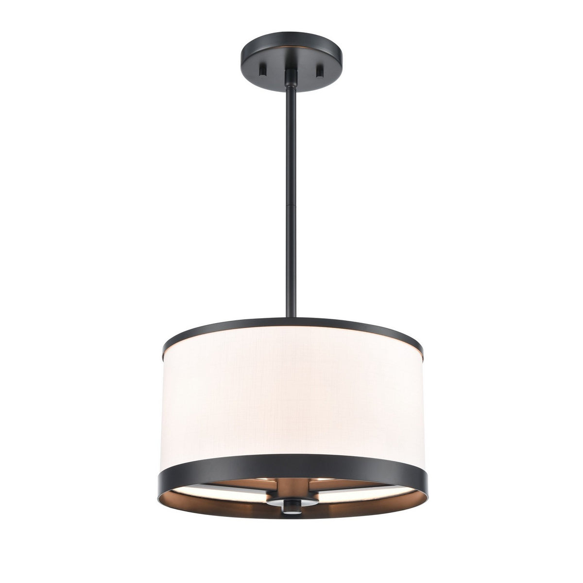 Artcraft - AC12161BK - Three Light Pendant - High Street - Black