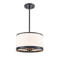 Artcraft - AC12161BK - Three Light Pendant - High Street - Black