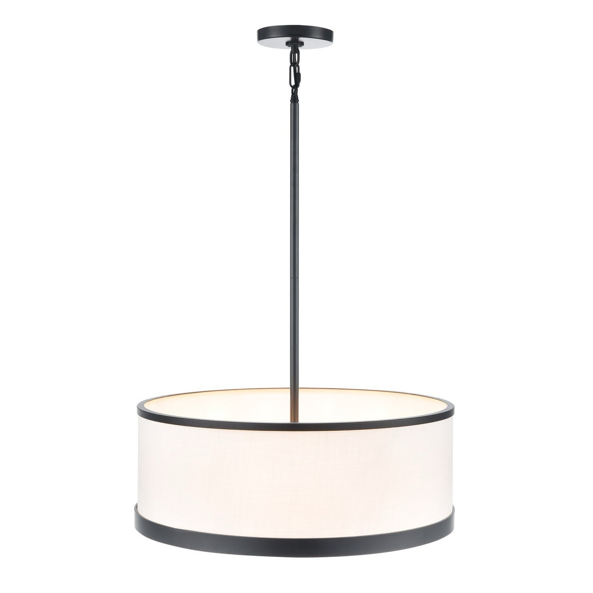 Artcraft - AC12162BK - Four Light Chandelier - High Street - Black