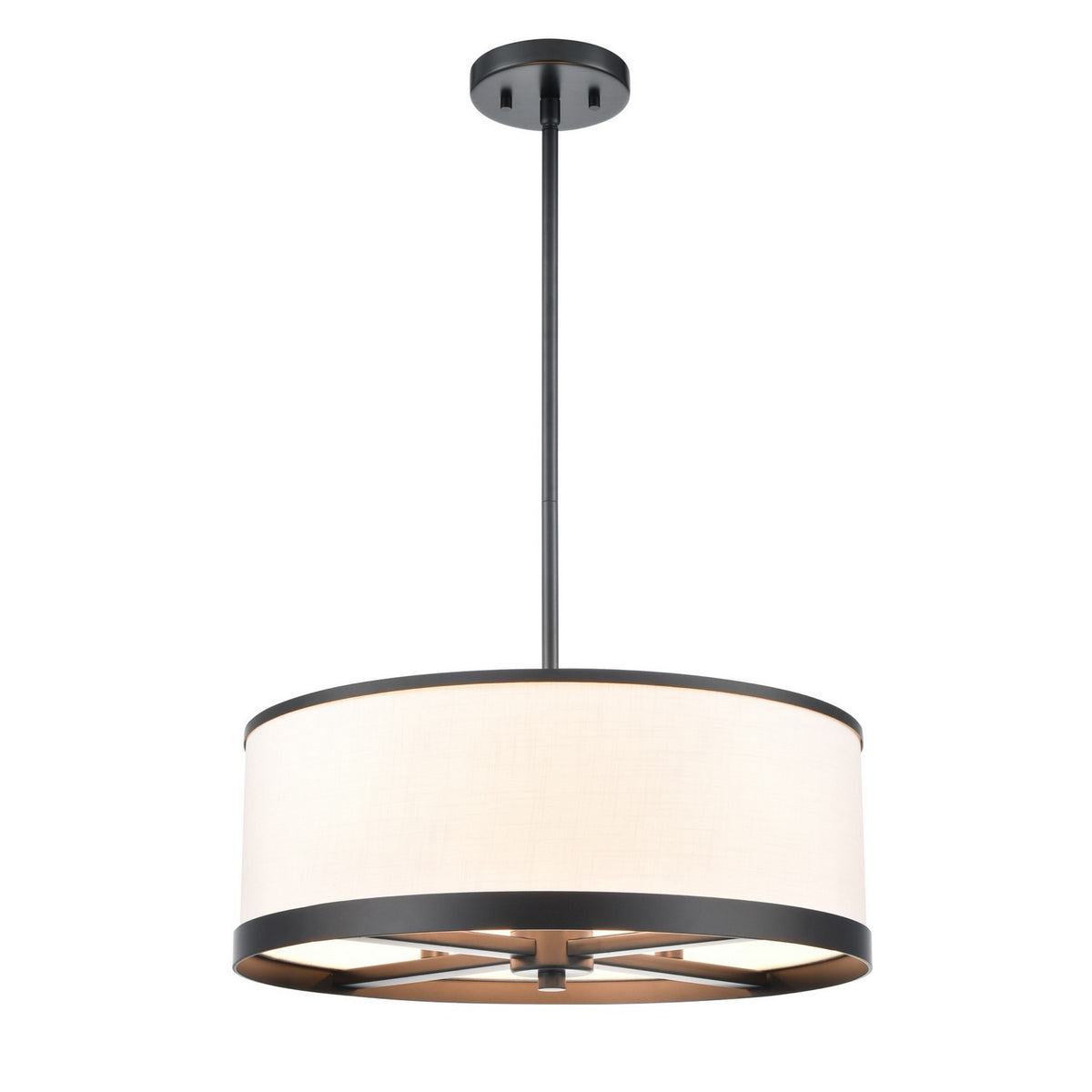 Artcraft - AC12162BK - Four Light Chandelier - High Street - Black