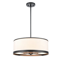 Artcraft - AC12162BK - Four Light Chandelier - High Street - Black