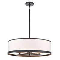 Artcraft - AC12163BK - Four Light Chandelier - High Street - Black
