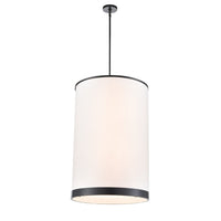 Artcraft - AC12166BK - Eight Light Chandelier - High Street - Black