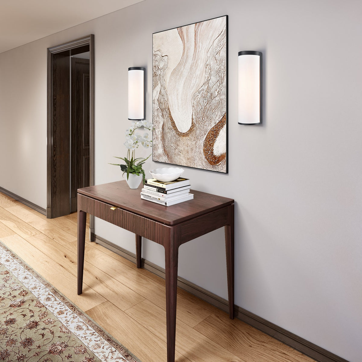 Artcraft - AC12167BK - Two Light Wall Sconce - High Street - Black