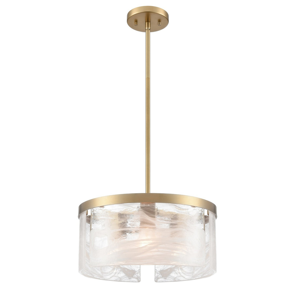 Artcraft - AC12171BR - Three Light Pendant - Skye - Brass