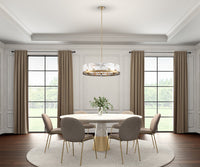 Artcraft - AC12178BR - Eight Light Chandelier - Skye - Brass